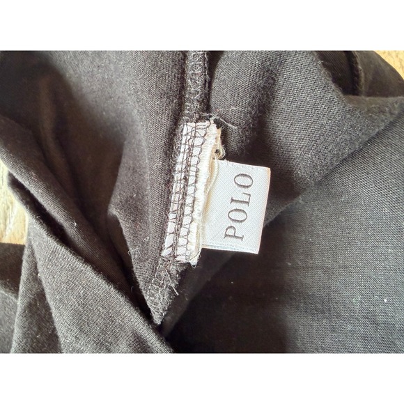 Polo Ralph Lauren T-Shirt Mens Medium Black Classic Fit Red Pony Logo Tee Shirt - Picture 8 of 11